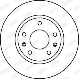 Stabdžių diskas  JURID 562225JC