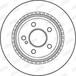 Stabdžių diskas  JURID 562242JC