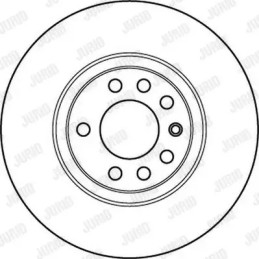 Stabdžių diskas  JURID 562240JC