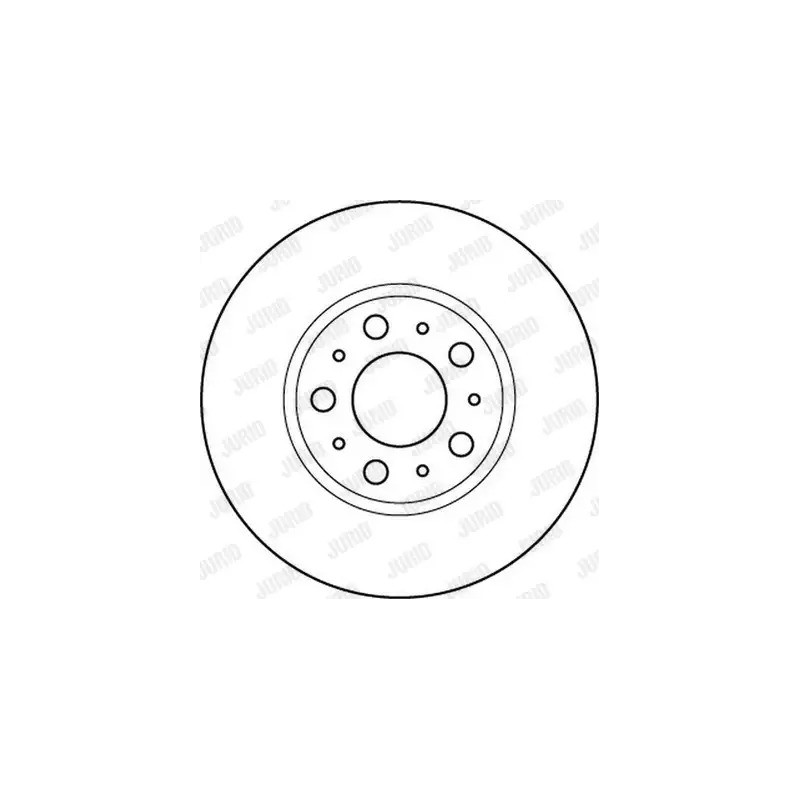Stabdžių diskas  JURID 562244JC