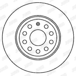 Stabdžių diskas  JURID 562258JC