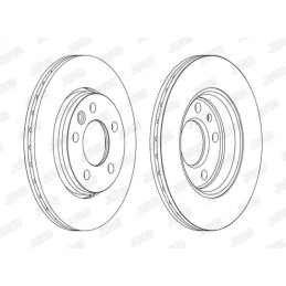 Stabdžių diskas  JURID 562262JC