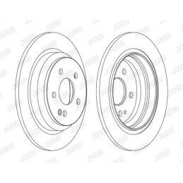 Stabdžių diskas  JURID 562263JC