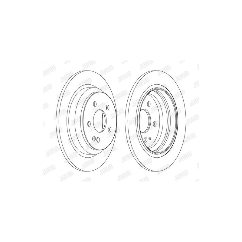 Stabdžių diskas  JURID 562263JC