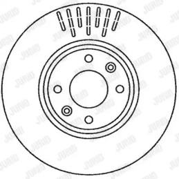 Stabdžių diskas  JURID 562267JC