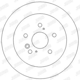 Stabdžių diskas  JURID 562276JC