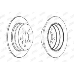 Stabdžių diskas  JURID 562274JC
