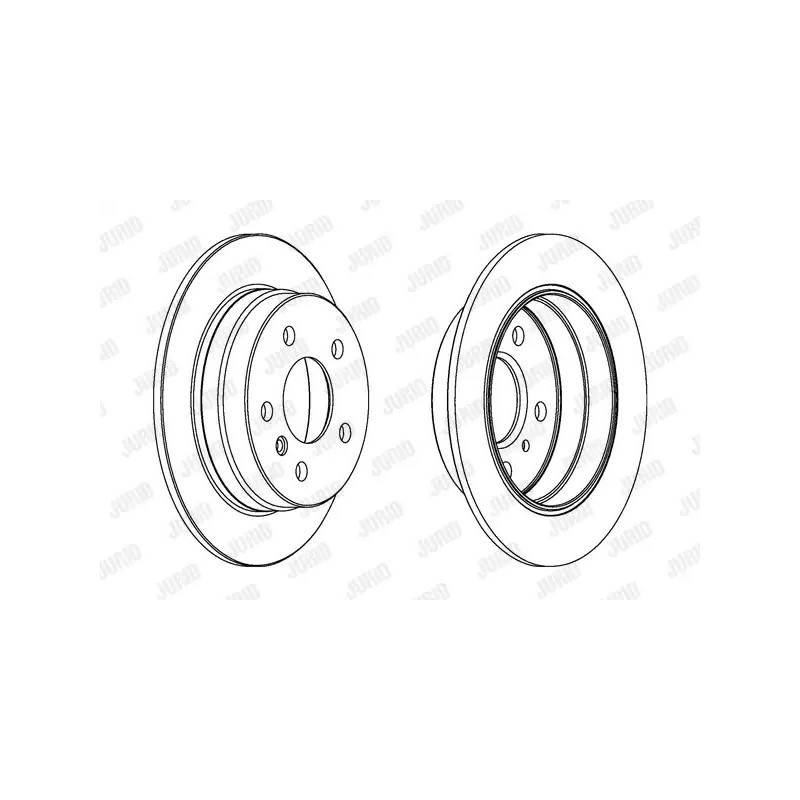 Stabdžių diskas  JURID 562274JC