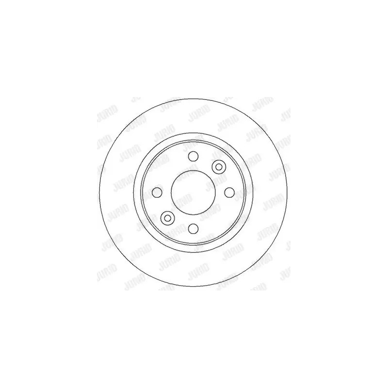 Stabdžių diskas  JURID 562293JC