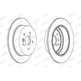 Stabdžių diskas  JURID 562288JC