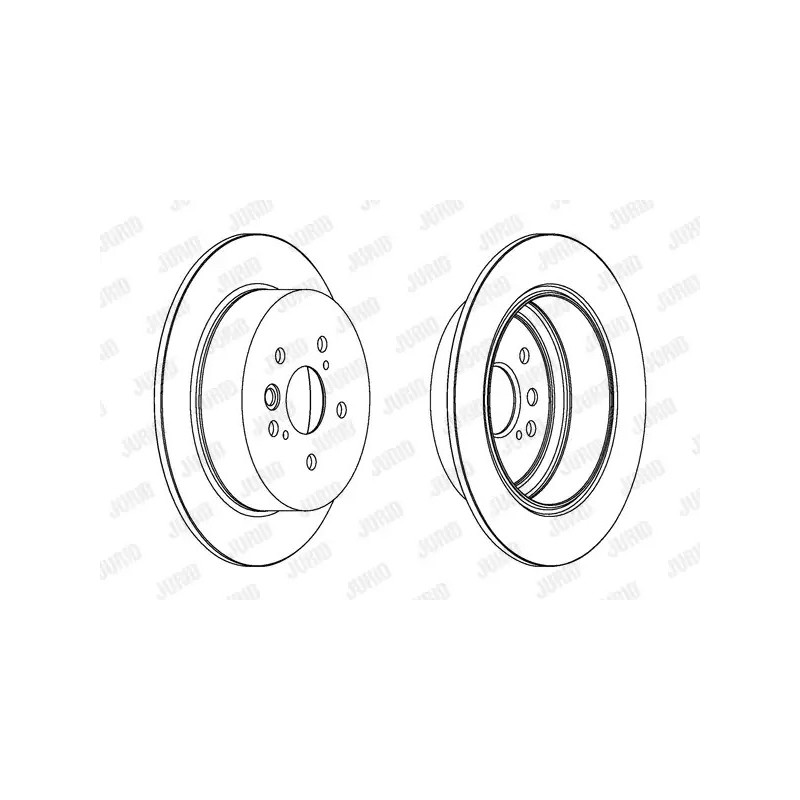 Stabdžių diskas  JURID 562288JC
