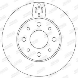 Stabdžių diskas  JURID 562296JC