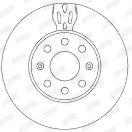 Stabdžių diskas  JURID 562304JC