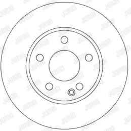 Stabdžių diskas  JURID 562309JC