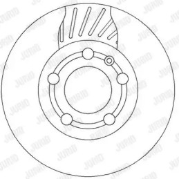 Stabdžių diskas  JURID 562307JC