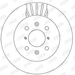 Stabdžių diskas  JURID 562308JC
