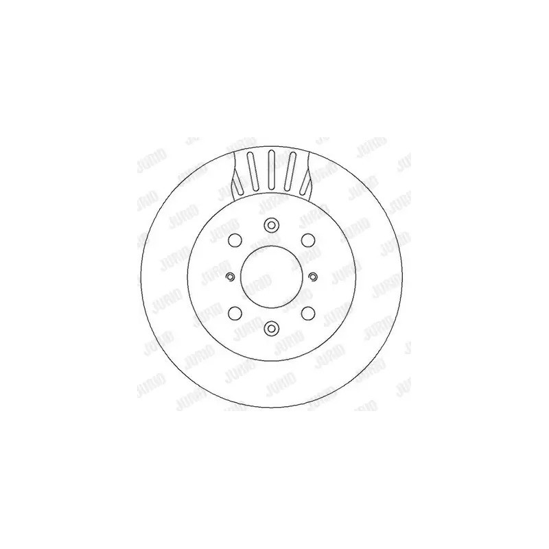 Stabdžių diskas  JURID 562308JC
