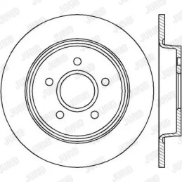Stabdžių diskas  JURID 562411JC