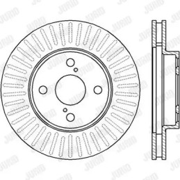 Stabdžių diskas  JURID 562414JC