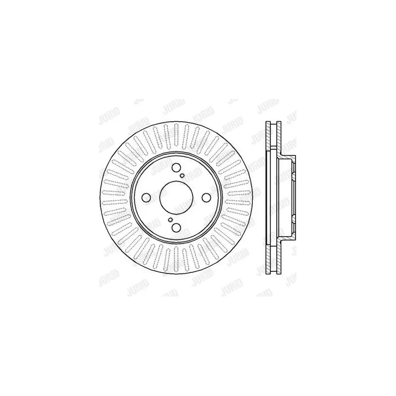 Stabdžių diskas  JURID 562414JC