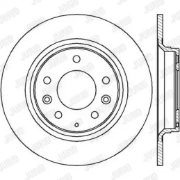 Stabdžių diskas  JURID 562416JC
