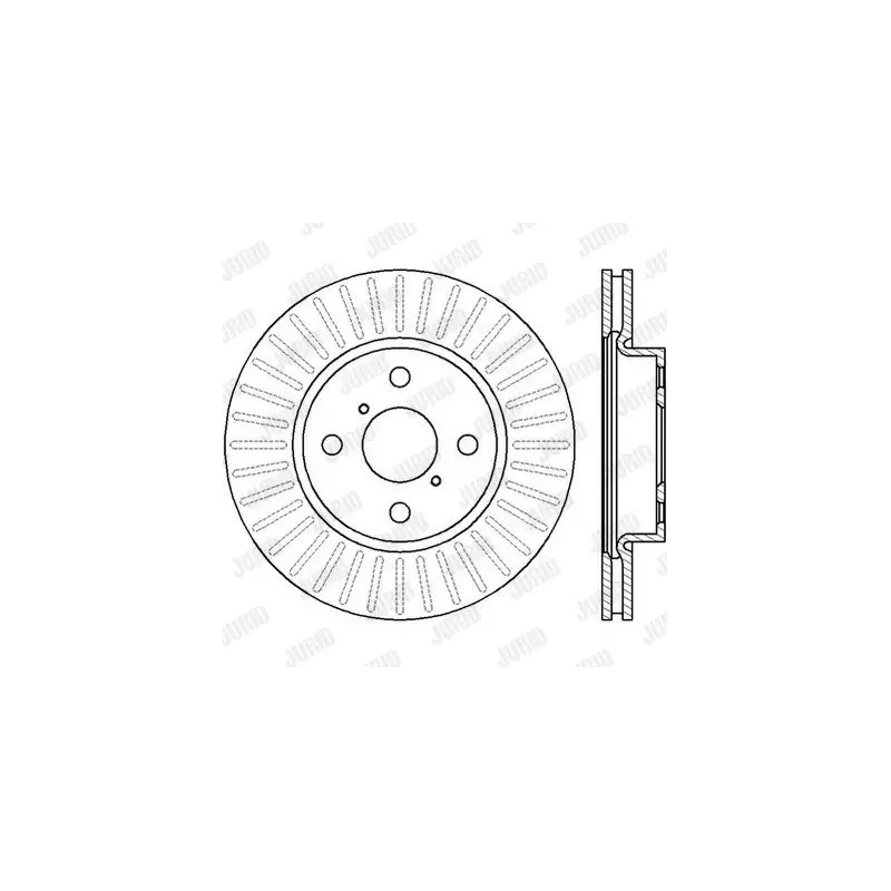Stabdžių diskas  JURID 562421JC