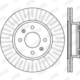 Stabdžių diskas  JURID 562427JC