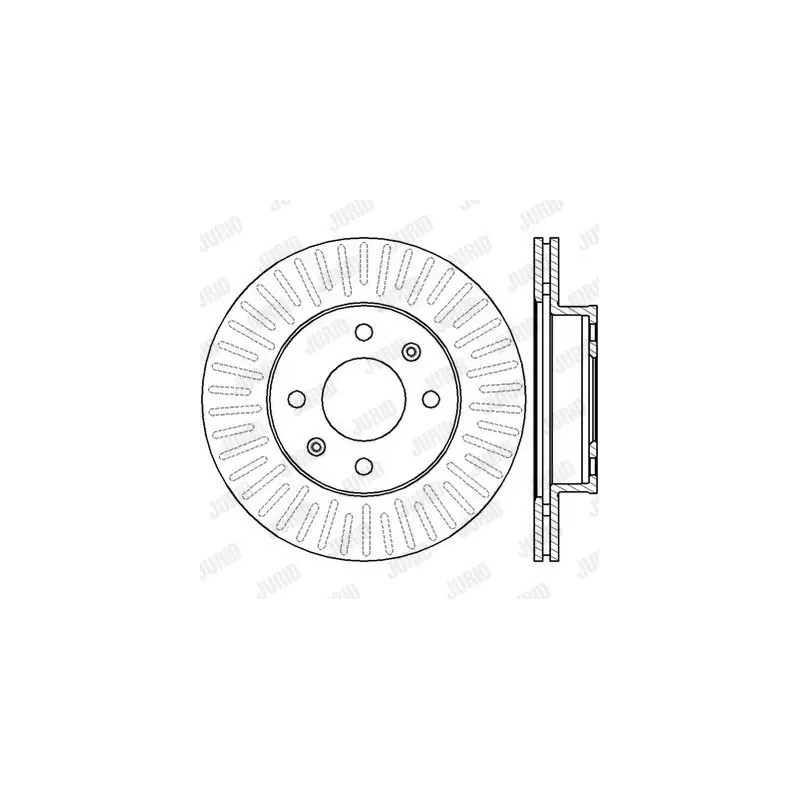 Stabdžių diskas  JURID 562428JC