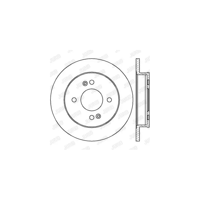 Stabdžių diskas  JURID 562429JC