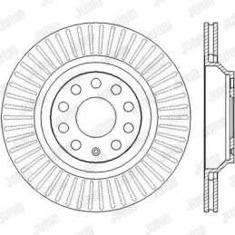Stabdžių diskas  JURID 562432JC