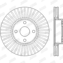 Stabdžių diskas  JURID 562436JC
