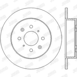 Stabdžių diskas  JURID 562440JC
