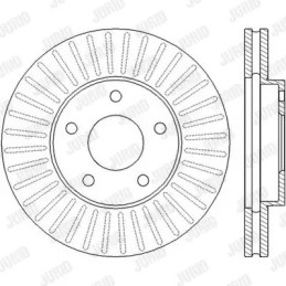 Stabdžių diskas  JURID 562441JC
