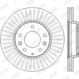 Stabdžių diskas  JURID 562449JC