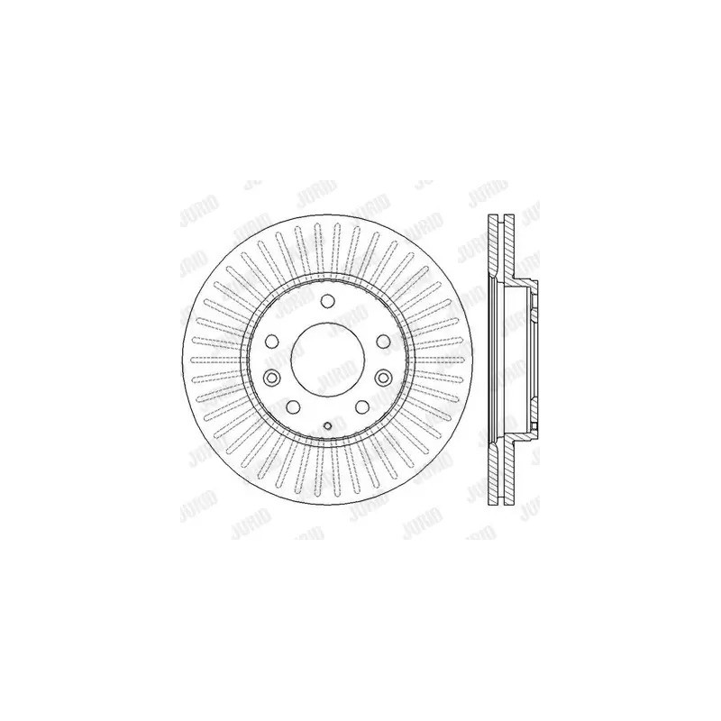 Stabdžių diskas  JURID 562449JC