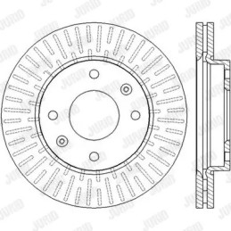 Stabdžių diskas  JURID 562459JC