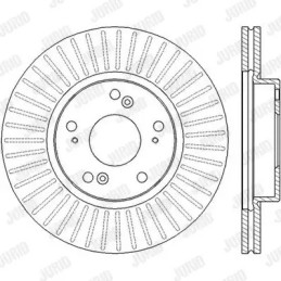 Stabdžių diskas  JURID 562457JC