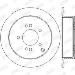 Stabdžių diskas  JURID 562454JC