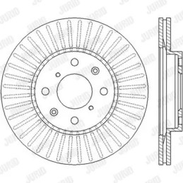 Stabdžių diskas  JURID 562456JC