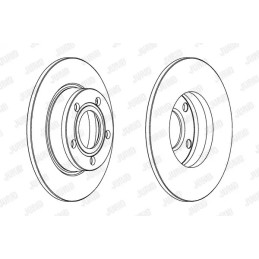 Stabdžių diskas  JURID 562503JC