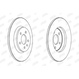 Stabdžių diskas  JURID 562505JC