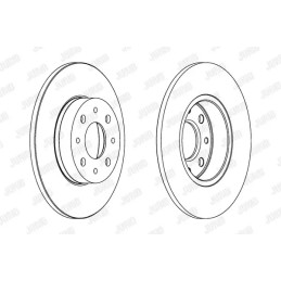 Stabdžių diskas  JURID 562500JC