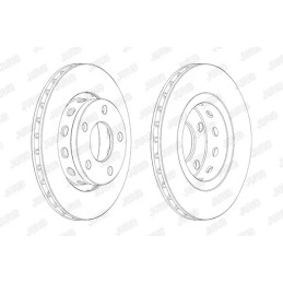 Stabdžių diskas  JURID 562515JC