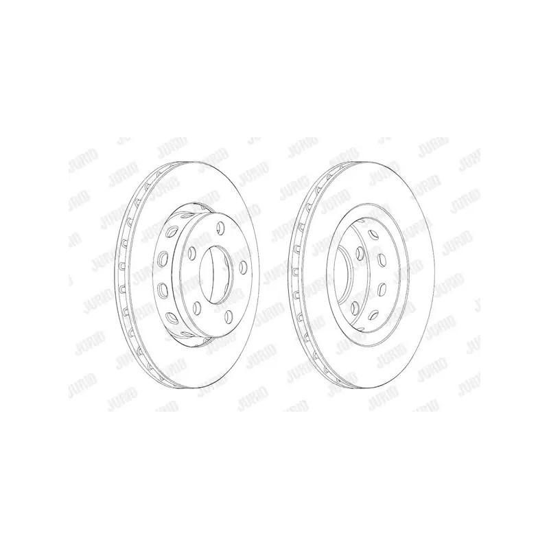 Stabdžių diskas  JURID 562515JC