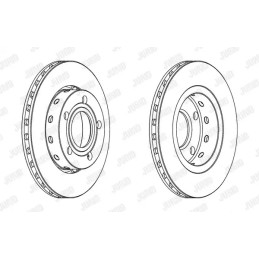 Stabdžių diskas  JURID 562516JC