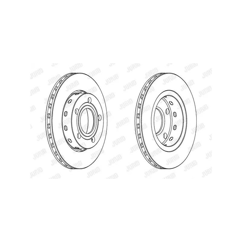 Stabdžių diskas  JURID 562516JC