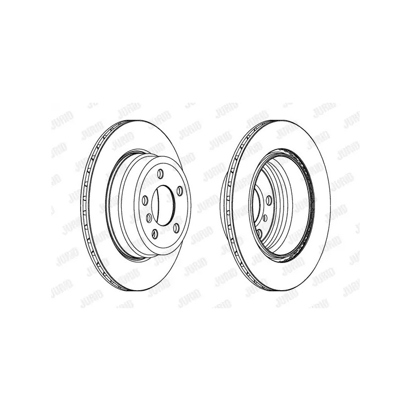 Stabdžių diskas  JURID 562521JC