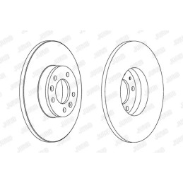 Stabdžių diskas  JURID 562525JC