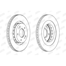 Stabdžių diskas  JURID 562528JC