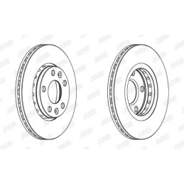 Stabdžių diskas  JURID 562529JC